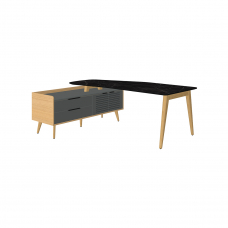 Стол руководителя Rem-200.1L+ Rem-33L