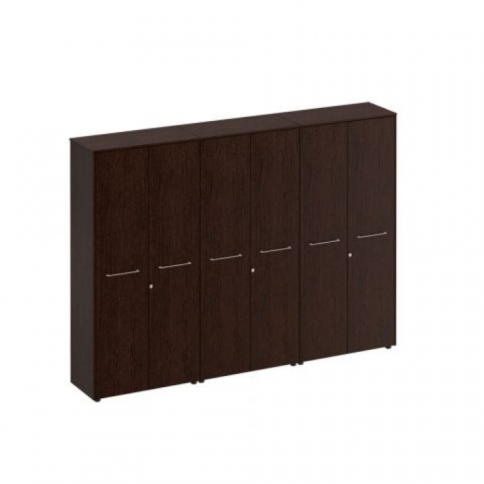 Шкаф комбинированный высокий (закрытый + закрытый + закрытый) МЕ 379