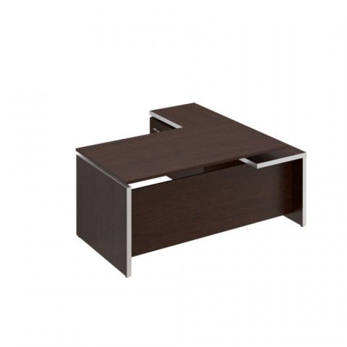 Стол руководителя с брифинг-приставкой боковой, левой МЕ 136