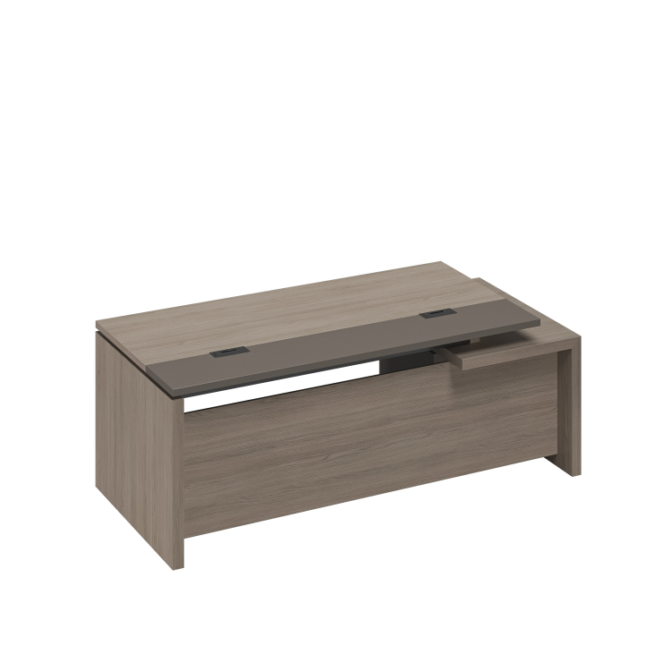 Стол руководителя с кабель-каналами с тумбой 3 ящика левый РС 121