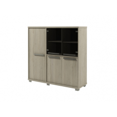 Шкаф трехсекционный с гардеробом левый Z-33-02л