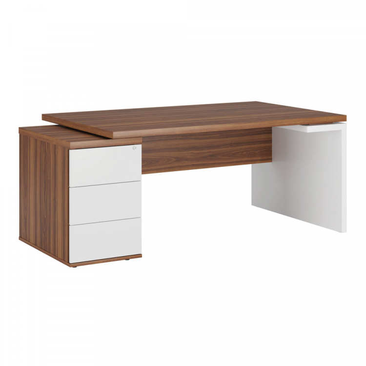 Стол рабочий на опорной тумбе левый ZIO28511431