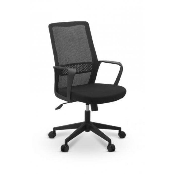 Кресло персонала Space сетка YM/ткань Luna / черная/фиолетовая