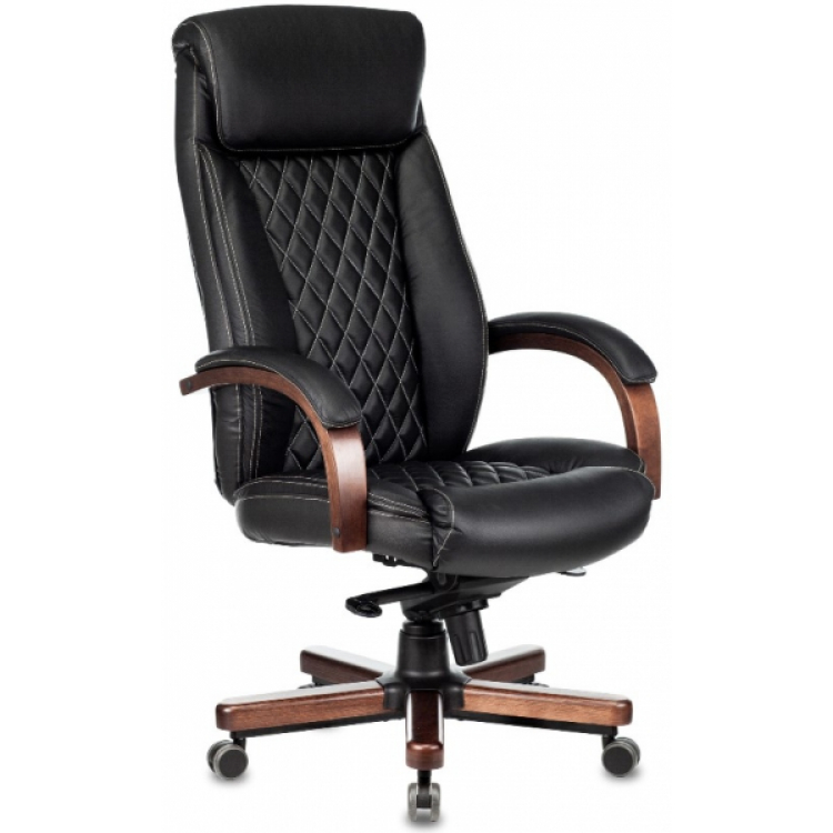 Кресло руководителя Бюрократ T-9924Walnut
