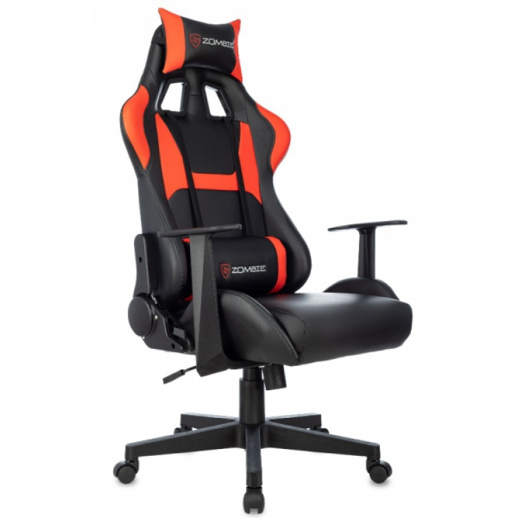 Кресло игровое Zombie Game Penta черный/красный