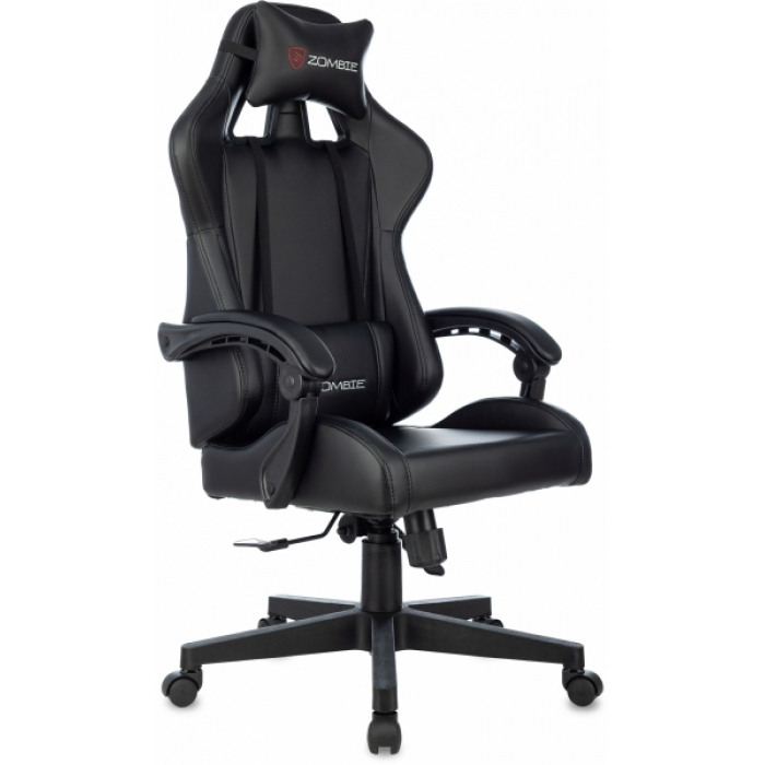 Кресло игровое Zombie Game Tetra черный/карбон