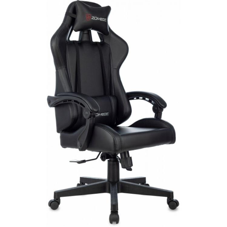 Кресло игровое Zombie Game Tetra черный/карбон