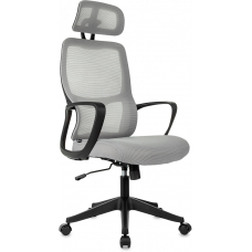 Кресло руководителя Бюрократ Wise Grey