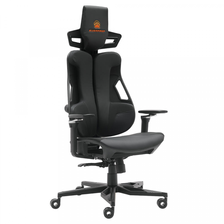 Геймерское кресло Everprof Serval X Экокожа Черный