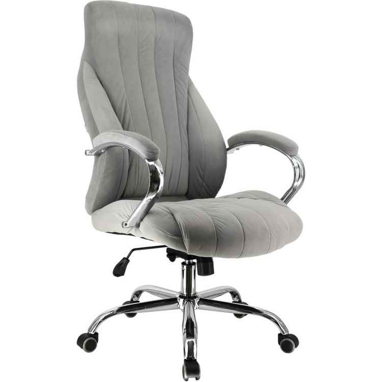 Кресло руководителя Everprof Coral Ткань Серый