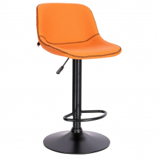 Барный стул Everprof Smile Black Экокожа Оранжевый