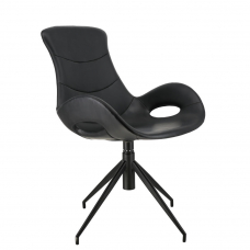Обеденное кресло Everprof Freedom Экокожа Черный
