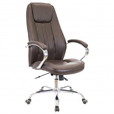 Кресло руководителя Everprof Long TM Экокожа Коричневый