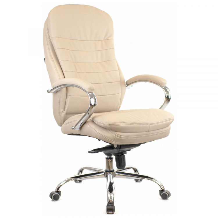 Кресло руководителя Everprof Valencia M Кожаное Бежевый