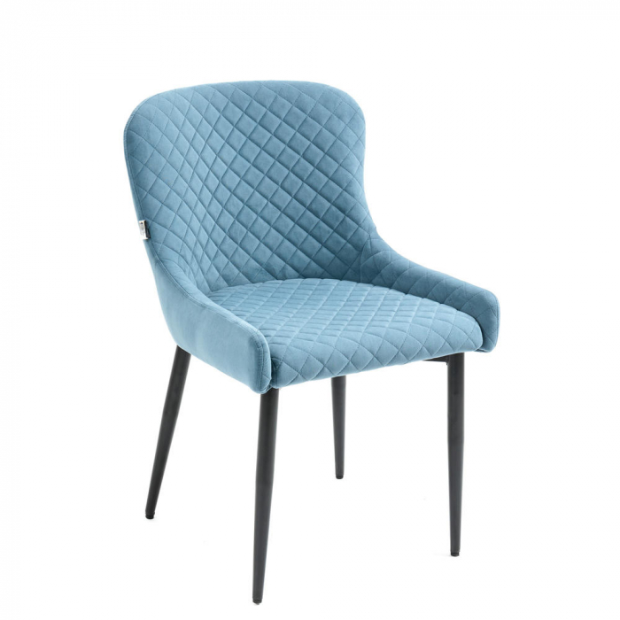 Обеденный стул Everprof Ray Ткань Голубой