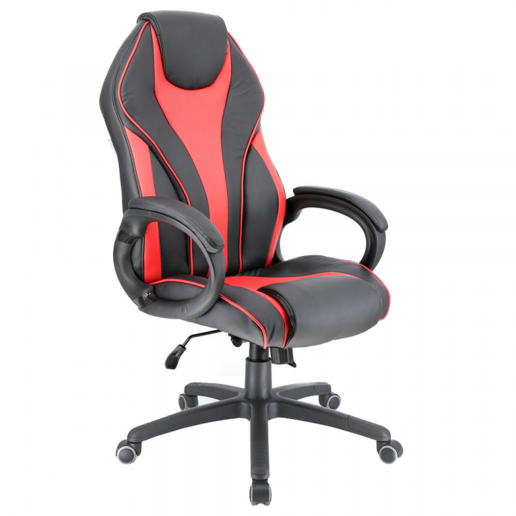 Геймерское кресло Everprof Wing TM Экокожа Красный