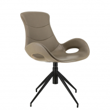 Обеденное кресло Everprof Freedom Экокожа Серый