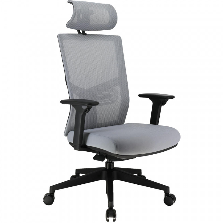 Кресло руководителя Everprof Fuji Сетка Серый