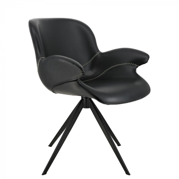 Обеденное кресло Everprof Aurora Экокожа Черный