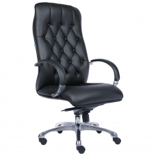 Кресло руководителя Everprof Monaco Экокожа Черный