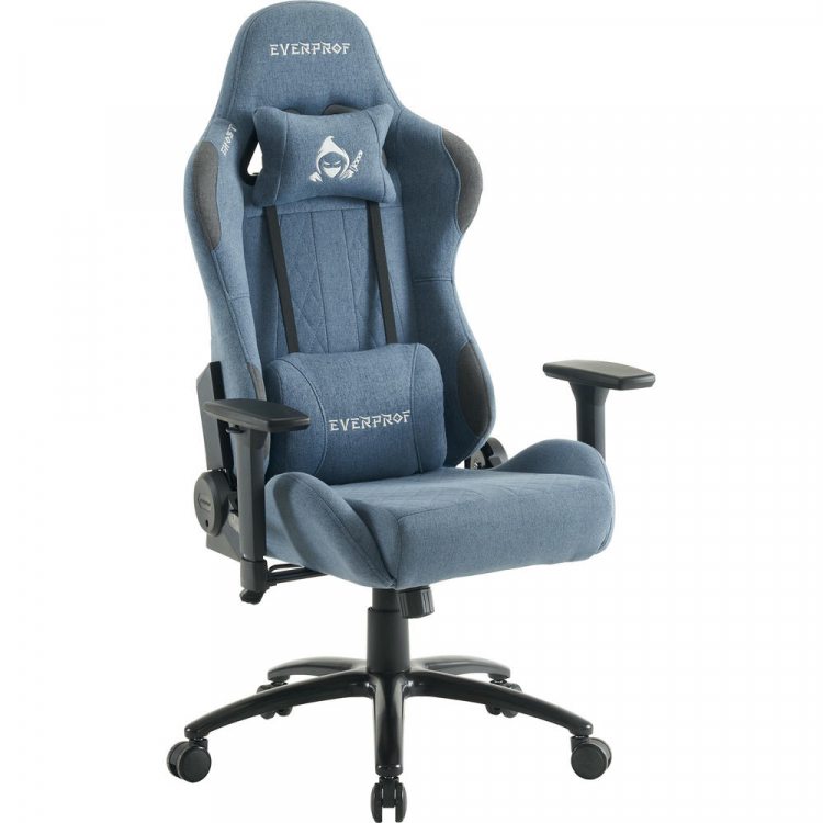 Геймерское кресло Everprof Ghost Ткань Синий