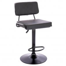 Барный стул Everprof Bit Экокожа Черный