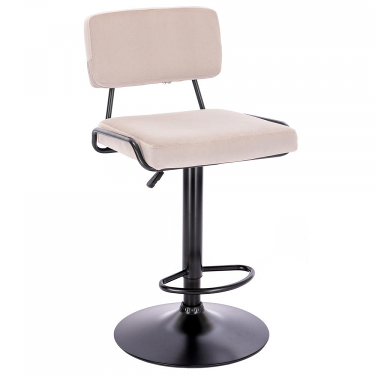 Барный стул Everprof Bit Ткань Серо-бежевый