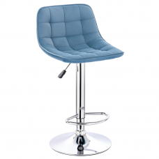 Барный стул Everprof Cooper Ткань Голубой