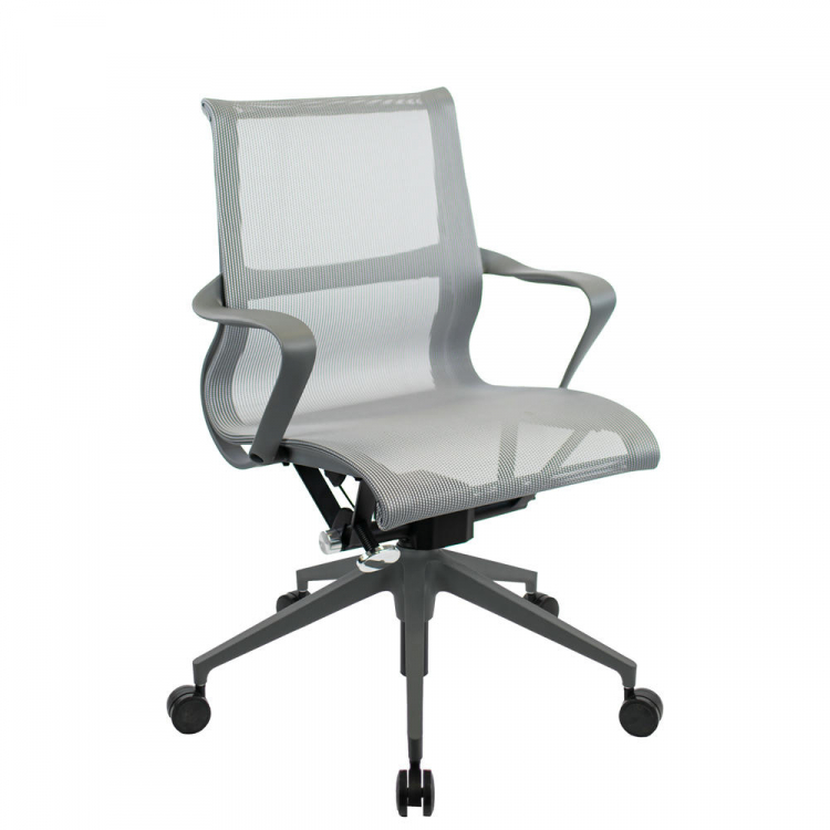 Кресло оператора Everprof Chicago Grey Сетка Серый