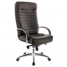 Кресло руководителя Everprof Orion AL M Кожаное Черный