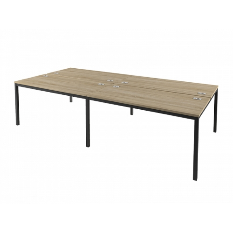 Бенч-система на 4 рабочих места на металлокаркасе Lite IL-52