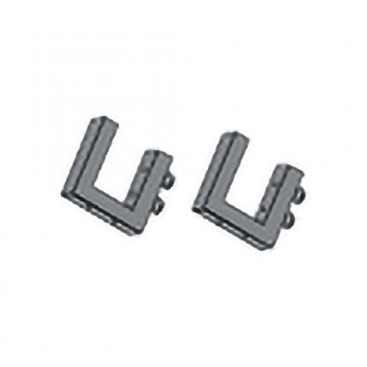 Комплект кронштейнов крепления перегородки (2 шт.), цвет: черный