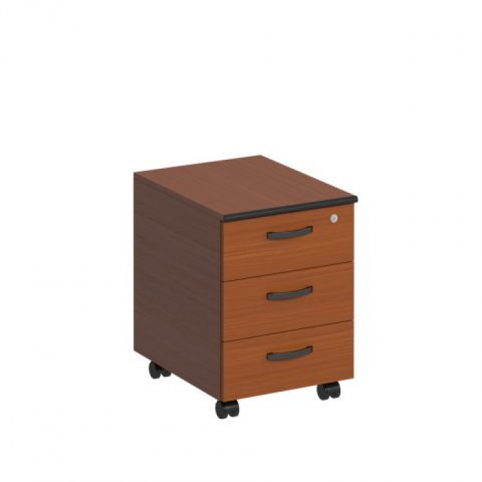 Тумба выкатная 3-х ящичная с центральным замком ДР 219