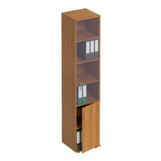 Шкаф для документов узкий со стеклом формула ФР 381