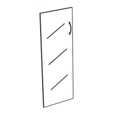 Дверь стеклянная средняя тонированная (1шт) комфорт К 633