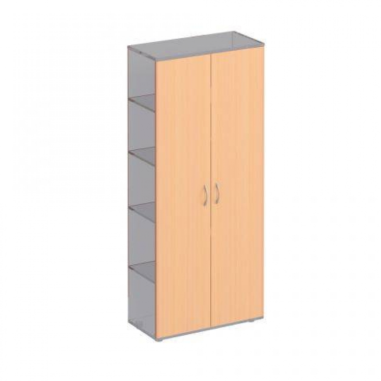 Двери деревянные высокие (2шт) комфорт К 436