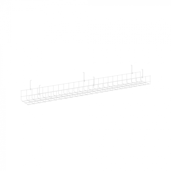 Кабель-канал сетчатый широкий KK-S-140 Металл Белый 1405*181*154