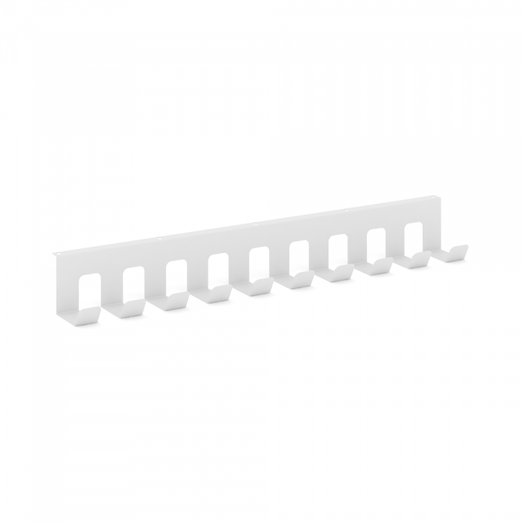 Кабель-канал горизонтальный KKGV-80 Металл Белый 800*115*100