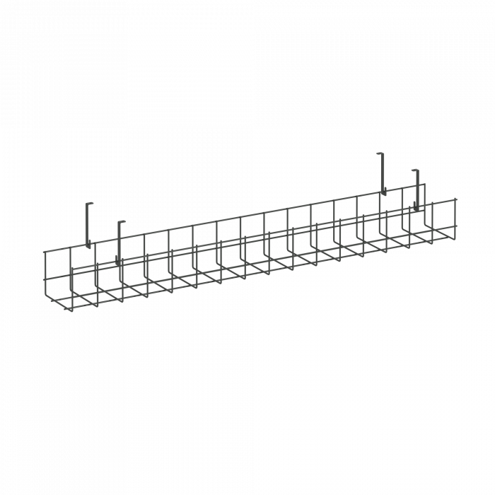 Кабель-канал сетчатый узкий KK-S-80U Металл Антрацит 805*131*154