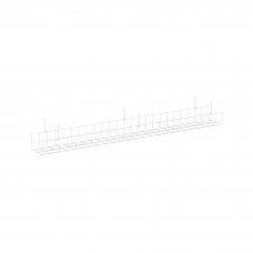 Кабель-канал сетчатый широкий KK-S-160 Металл Белый 1605*181*154