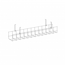Кабель-канал сетчатый узкий KK-S-60U Металл Антрацит 605*131*154