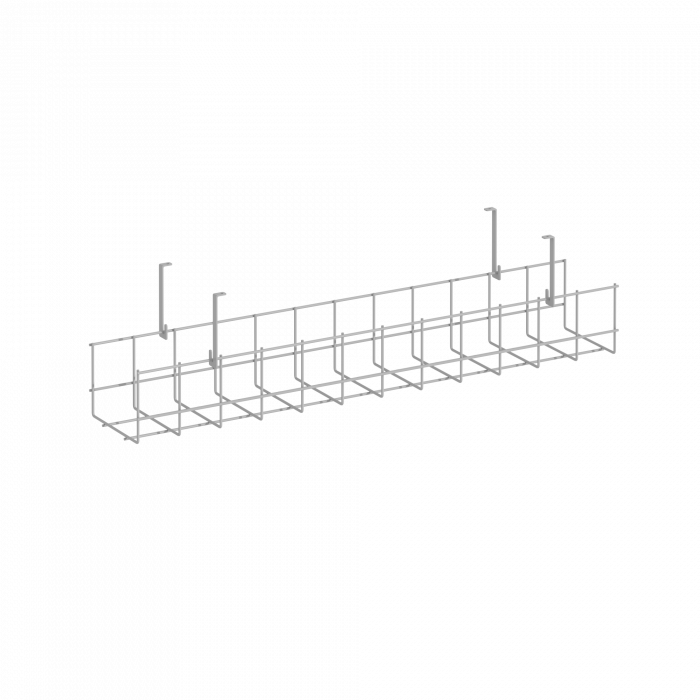 Кабель-канал сетчатый узкий KK-S-60U Металл Антрацит 605*131*154