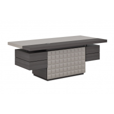 Стол руководителя с кожаной панелью AN107