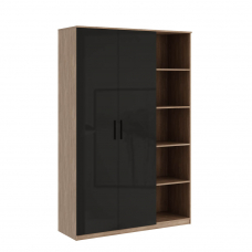 Гардероб с секцией, глянец AST33951543