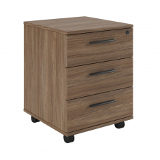 Тумба подкатная с 3 ящиками, древесный AST33930304
