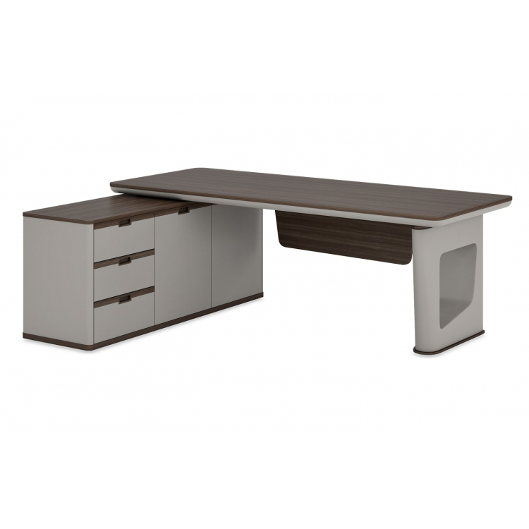 Cтол письменный с боковой тумбой (левый) Cus2216L