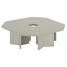 Система столов переговоров 1 светлый дуб Pointex BRN8679903 BRN8679103 BRN8679203