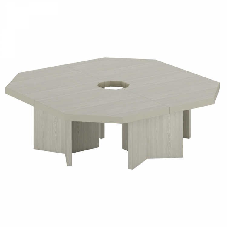 Система столов переговоров 1 светлый дуб Pointex BRN8679903 BRN8679103 BRN8679203