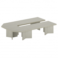 Система столов переговоров 4 светлый дуб Pointex BRN8679903 BRN8672003 BRN8679103 BRN8679203