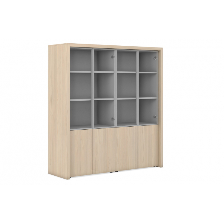 2 шкафа комбинированных с декоративной обвязкой JR516